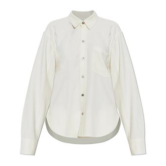 Citizens Of Humanity Shrunken Kayla overhemd - Dames - Blouses & Shirts - Wit - Maat: XS Wol