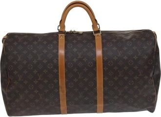Louis Vuitton Pre-owned Weekend Bags, female, Brown, Size: ONE SIZE Pre-owned Keepall Travel Bag