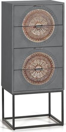 Giner&Colomer Massive Design Kommode Wood Mandala, 105 x 45 cm