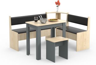 ebuy24 Banco De Esquina Grupo Grupo De Asientos Esal Mini 80x153x123 - Vcm