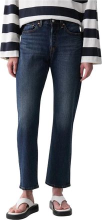Levi's 501 Curve Straight Jeans - Dames - Regular Fit Jeans - Blauw - W31 L30 - Denim - Jeans