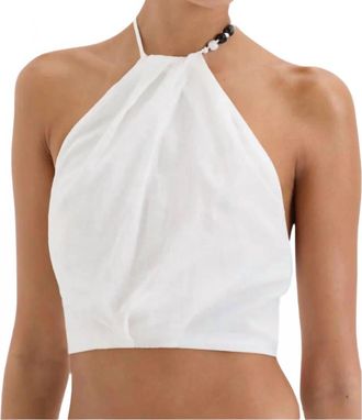 Sir. Azura Tie Top In Ivory