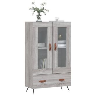 Berkfield Home Highboard Grey Sonoma 69.5x31x115 cm Engineered Wood