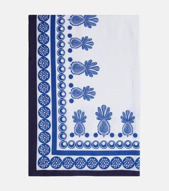 La DoubleJ Big Pineapple Blu Medium tablecloth