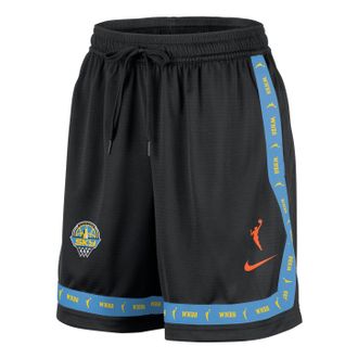 Nike (WMNS) Nike Crossover WNBA Chicago Sky Shorts Black Brilliant Orange IQ3663-010