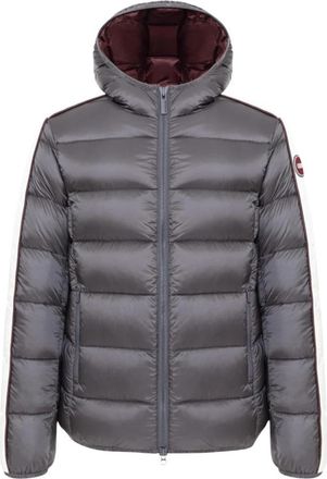 Colmar Gewatteerd jack met vaste capuchon - Heren - Ski Jassen - Grijs - 2XL - Leer - Fitness