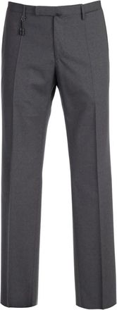 Incotex Slim Fit Pantalon - Heren - Slim Fit Broeken - Grijs - 3XL - Wol - Broeken