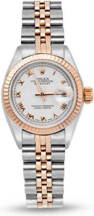 Rolex Pre-owned Rolex Datejust Automatic Chronometer White Dial Ladies Watch 179171 WRJ