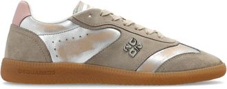Dsquared2 Schoenen, Dames, Grijs, 35 EU, Leer, Rebel Sportschoenen