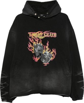 Thug Club Graphic-print Drawstring Hoodie