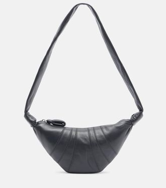 Christophe Lemaire Croissant Small leather bag