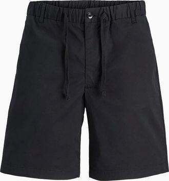 Jack & Jones Jack & Jones Mens Solid Patterned Bermuda Shorts - Black - Size: 33/32/32