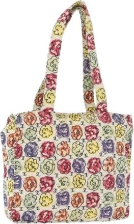 Chanel Pre-owned Handbags, female, Multicolor, Size: ONE SIZE Pre-owned Vintage Canvas Hand Bag