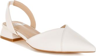 Rag & Co. Tijay Slingback Flat in White at Nordstrom Rack, Size 8.5