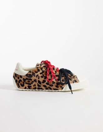 Converse Chuck Taylor Lo - Sneakers con doppia allacciatura e stampa leopardata-Marrone