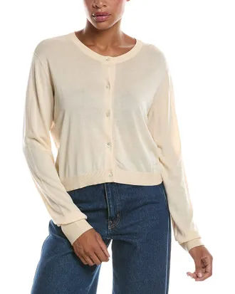 Officine G&eacute;n&eacute;rale Moane Silk-Blend Cardigan