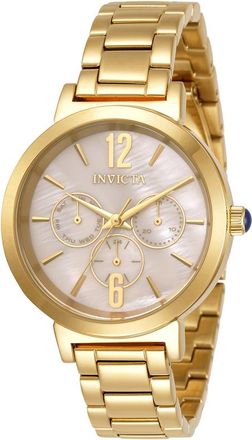 Invicta Angel Quartz Mother of Pearl Dial Ladies Watch 31084