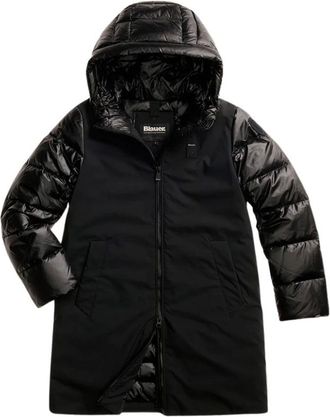Blauer Piumino lungo Saywer - - Coats - Donna - Nero - L