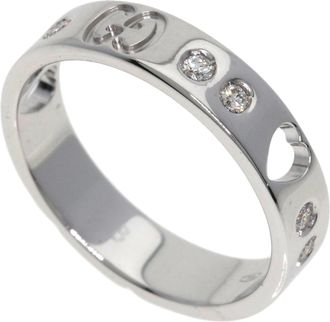 Gucci White Gold (18K) Band Ring (Pre-Owned)