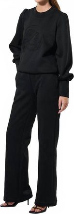 Kudibal Copenhagen Vanesca Straight Flare Leg Pants In Black