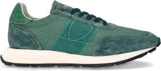 Philippe Model Sneakers Tour Running - Heren - Sneakers - Groen - 41 EU - Katoen - Schoenen