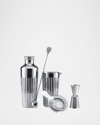 Baccarat Harmonie Stainless Steel 4-Piece Bar Accessories Set