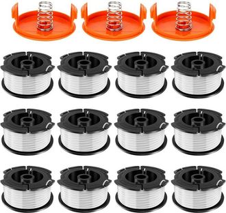 OEM Carrete Af-100 Reemplaza Af100 Af-100-3zp Af-100-bkp Compatible Con Black And Decker Gh900 Gh600 Gh610 Cortadora De C&eacute;sped 9m 0.2cm Carrete De Repuest