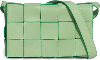 Bottega Veneta Cassette Intrecciato Leather Crossbody Bag in Pistachio-Parakeet-S at Nordstrom