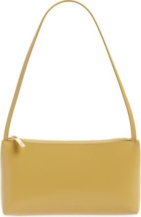 Mansur Gavriel Gaia Leather Shoulder Bag in Paglia/Jasmine at Nordstrom