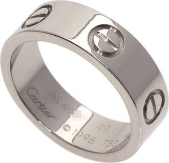 Cartier White Gold White Gold (18K) Band Ring (Pre-Owned)