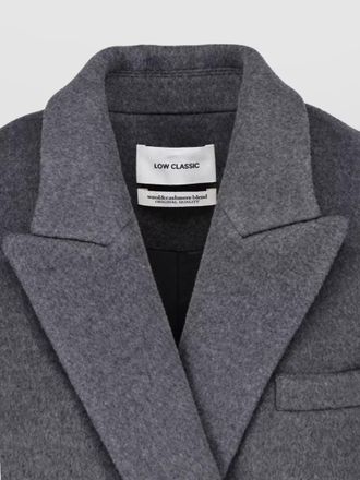 Low Classic cashmere wool single breasted coat