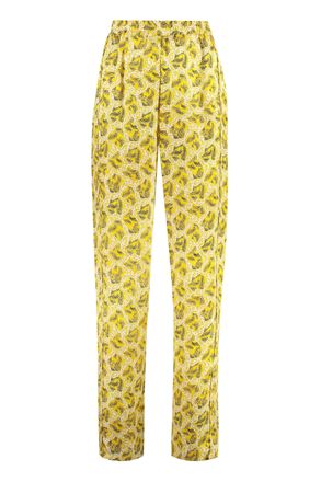 Isabel Marant Piera Geprinte Hoge Taille Broek