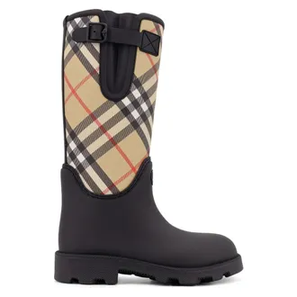 Burberry Wellies, female, Multicolor, 3 UK, Marsh Stamp High Boots