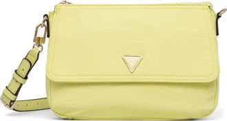 Guess Co Borsa a tracolla con placca logo - Giallo