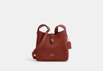 Coach Womens Hadley Convertible Crossbody Bag in Brown | Leather