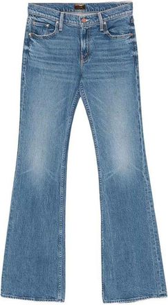 Mother Blue The Jinx Heel Jeans With Pockets