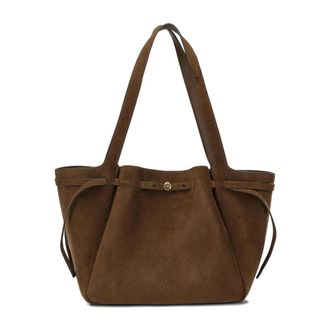 Tory Burch Romy Tote - Dames - Shoppers - Bruin - ONE Size - Leer - Tassen