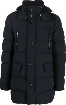 Moorer Gorner Kn Quilted Hooded Down Jacket