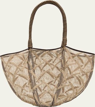 Bottega Veneta Fishnet Sardine Tote Bag