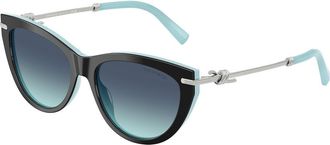 Tiffany & Co. TF4253F Asian Fit 80559S Womens Sunglasses Black Size 55