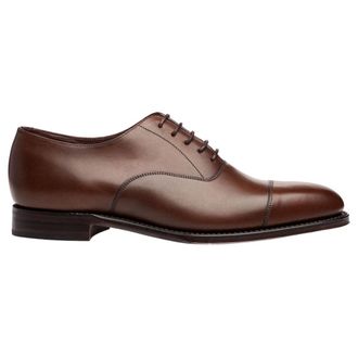 Loake Aldwych Leather Mens Lace Up Shoes - Dark Brown - Size:UK 10.5