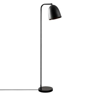 Wonderlamp L&aacute;mpara de pie negro y pantalla de c&uacute;pula orientable