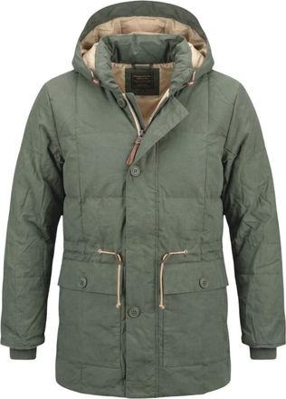 CHESAPEAKE'S Expedition Down Parka HBT Waxed - Coats - Hombre - Verde - 2XL