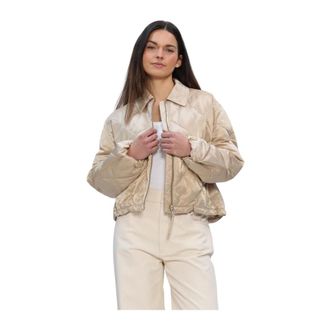 Beaumont Amsterdam Carly Jacket - Dames - Jassen - Beige - Maat: XL Satijn