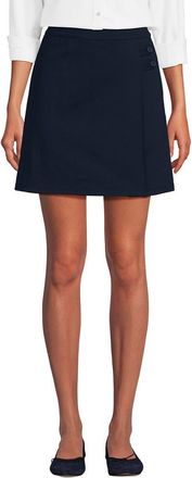 Lands End Ponte A Line Skort Above the Knee in Classic Navy at Nordstrom, Size 14