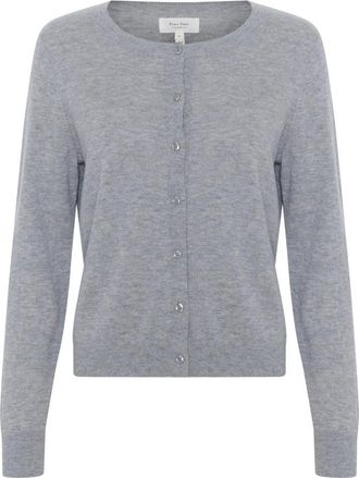Part Two Ellah PW Cardigan - Knitwear - Mujer - Gris - L