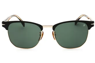 David Beckham DB7057FS Metal Oval Sunglasses - Green