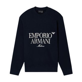 Emporio Armani Hombre, Sudaderas, Azul, Talla: 2XL