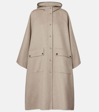 Brunello Cucinelli Hooded cashmere cape