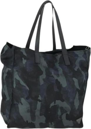 Prada Pre-owned Tote Bags, female, Multicolor, Size: ONE SIZE Pre-owned Vintage Tote Bag